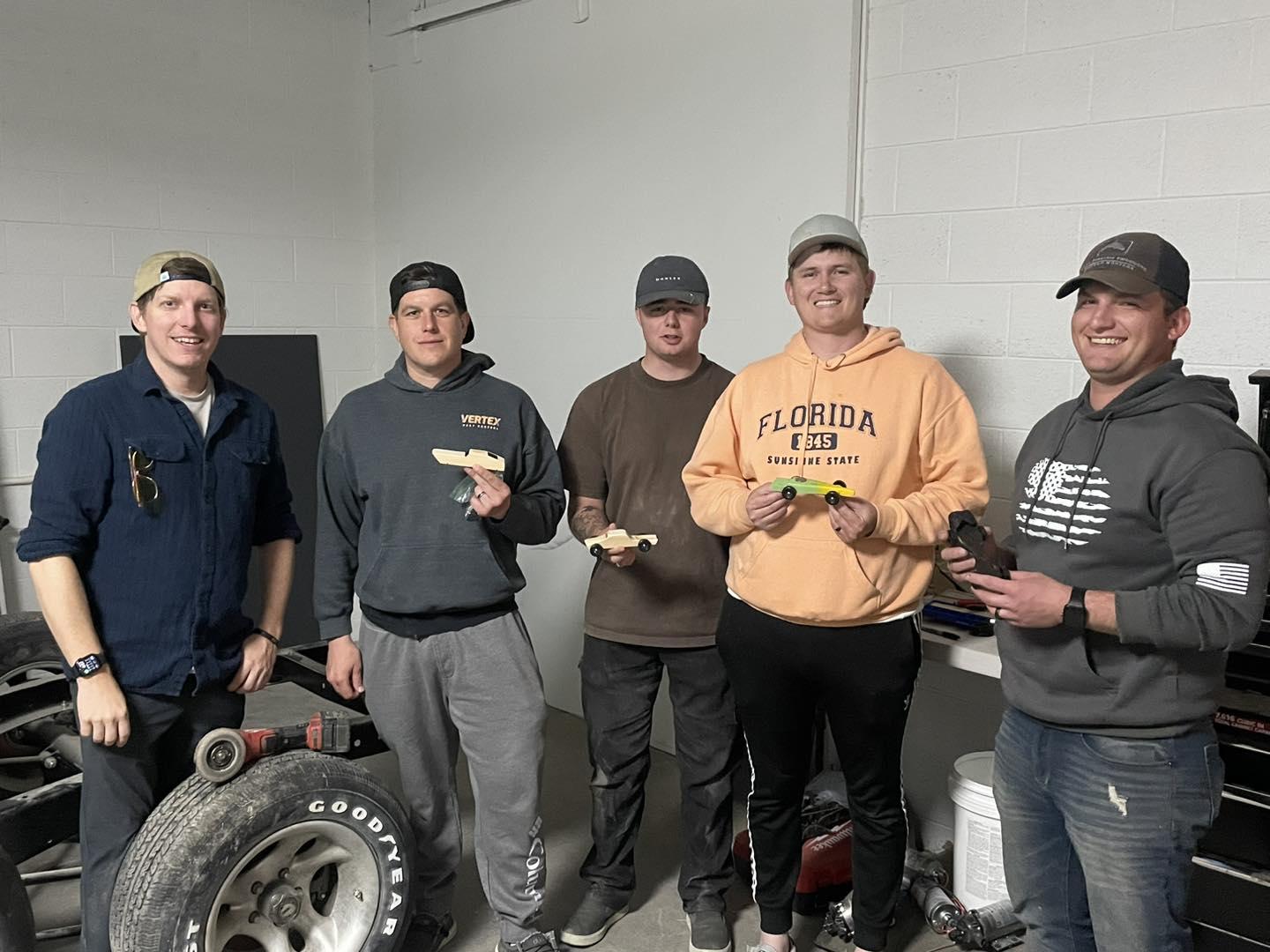 Vertex Pest control Pinewood Derby Service Project