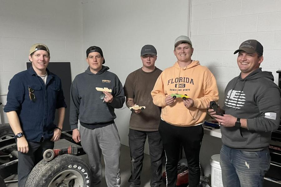 Vertex Pest control Pinewood Derby Service Project